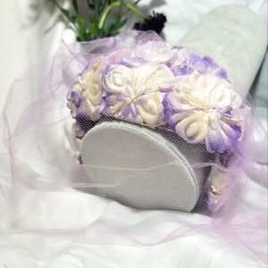 Vintage Veil with Floral Headband